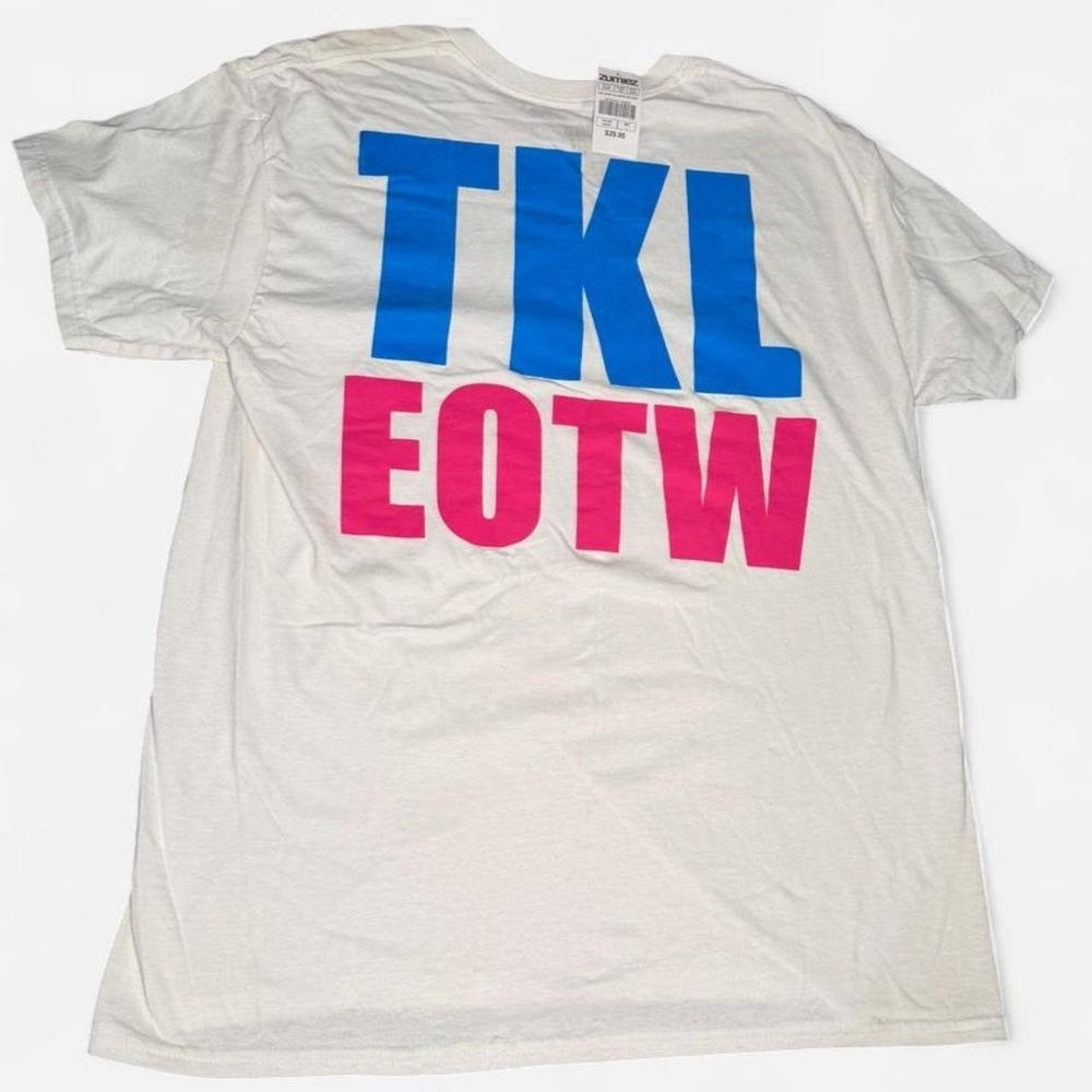 The Kid LAROI EOTW Tour T-Shirt Men Large White Graphic Concert Tee NWT